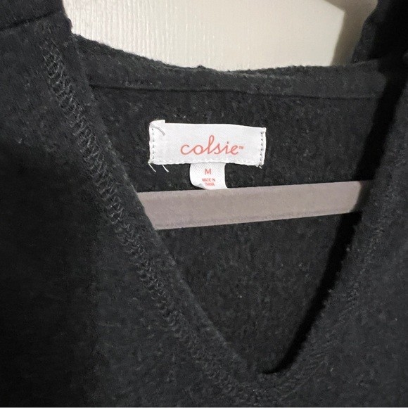 Colsie Cropped Gray Hoodie M - Picture 4 of 7